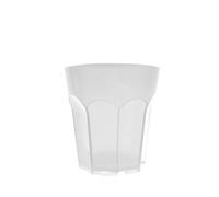Home Movida Verres 250 ML, Lot de 6 pièces, Plastique, Blanc