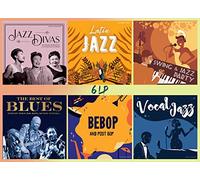 6 Vinyles Jazz e Blues - Jazz Divas , Vocal Jazz , Swing & Jazz , The Best of Blues , Latin Jazz , Bebop