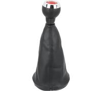 6 Vitesse Pommeau de Levier de Vitesse 0.59" Trou Interne Rouge avec Soufflet pour Mini Cooper R55 R56 R57 R58 R59