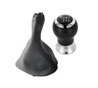 (6 vitesses noir 2 pièces) 5/6 vitesses ABS pommeau de levier de vitesse levier de vitesse stylo soufflet