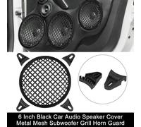 6 " Voiture Métal Noir Waffle Auvent Couvercle Protection