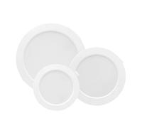 6 W 9 W 12 W 18 W 24 W Led Downlight 220 V 3/4/6/8 pouces encastré plafonnier Led ronde panneau vers le bas lumière projecteur éclairage(Warm White,18W)