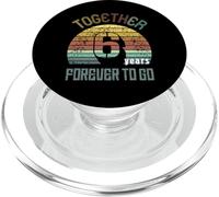 6 Wedding Anniversary for Couple - Six Years of Marriage PopSockets PopGrip pour MagSafe