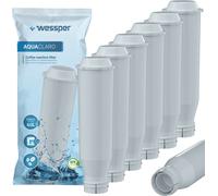 6 × Wessper Aqua Claro WES043 filtre à eau pour machine à café Krups