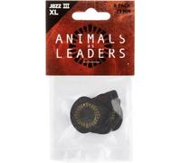 Dunlop Animals AS Leaders, Tortex Pitch Jazz (Taille : XL, 6 pièces) Noir