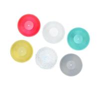 6 x 1:6 échelle Dollhouse Records Model Doll Accessoires Décoration pour Maison Transparent 5 cm