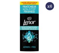 6 x 140 g Lenor Unstoppables Parfum De Linge en Perles, Parfum Aérien
