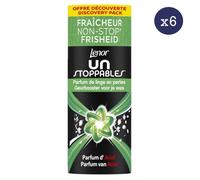 6 x 140 g Lenor Unstoppables Parfum De Linge en Perles, Parfum Ariel