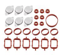 6 x 33mm Kit de Suppression Clapets d'admission, Kit de Suppression Clapets d'admission Joint Collecteur Admission 11612245439 pour E87 E46 E90 E91 E92 E93 E39 E60 E83 E53