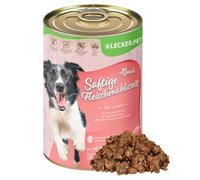 6 x 400 g de viande juteuse d'agneau pour chiens Lecker.Pet® Luna's Nassfutter (nourriture humide)