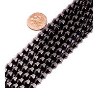 6 X 6 MM bicône Noir Healthing Sain magnétique hématite Perles pour fabrication de bijoux 38,1 cm