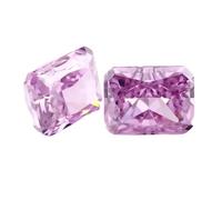 6 x 8-7 x 9 mm Octangle Radiant Crushed Ice Cut Loose CZ Stone 5A Cubic Zirconia Synthetic Gems No. 04 Rose Rouge 6 x 8 mm 5 pcs