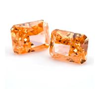 6 x 8-7 x 9 mm Octangle Radiant Crushed Ice Cut Loose CZ Stone 5A Cubic Zirconia Synthetic Gems No. 09 Couleur 6 x 8 mm 2 pcs