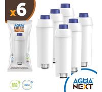 6 x AguaNext CaffeeMax filtres à eau de rechange pour Delonghi DLS C002 ECAM ESAM