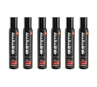 6 x Barber Pack Gummy Keratin Hair Mousse Ultra Hold 225 ml résistant à la mo...