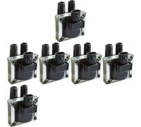 6 x Bobine d'allumage HELLA pour ALFA ROMEO, FIAT, LANCIA 145, 146, 155, 33