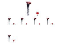 6 x Bobine d'allumage NGK pour AUDI A4 B6, A4 B7, A6 C5, A6 C6, A8 D3