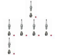 6 x Bougie d'allumage NGK pour ALFA ROMEO, CHEVROLET, LANCIA 147, EPICA