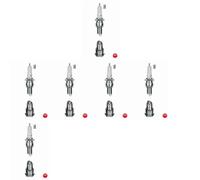 6 x Bougie d'allumage NGK pour BMW, DAIMLER, HYUNDAI, ISUZU, JAGUAR, LAND