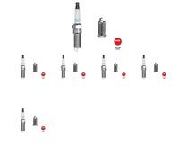 6 x Bougie d'allumage NGK pour FORD C-MAX II, FIESTA VI, FOCUS II, FOCUS III