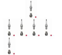 6 x Bougie d'allumage NGK pour MINI, PORSCHE 911 V, 911 VI, BOXSTER II