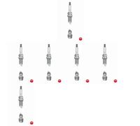 6 x Bougie d'allumage NGK pour SEAT, SKODA, VW ALTEA, ALTEA XL, BEETLE, CADDY