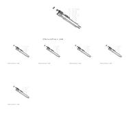6 x Bougie de préchauffage BLUE PRINT pour BMW 1 E87, 3 E46, 3 E90, 3 E91, 3 3