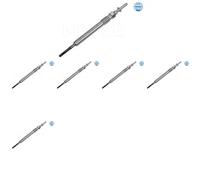 6 x Bougie de préchauffage MEYLE pour BMW, MINI 1 F20, 1 F21, 2 F45, 2 F46,