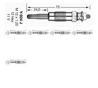 6 x Bougie de préchauffage NGK pour ALFA ROMEO, ARO, BMW, CHRYSLER, CITROËN,
