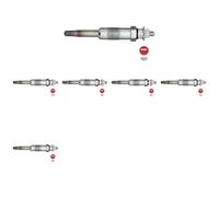 6 x Bougie de préchauffage NGK pour ALFA ROMEO, FIAT, LAND ROVER 164, 33, 33 33