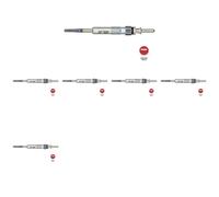 6 x Bougie de préchauffage NGK pour BMW 1 E81, 1 E87, 3 E46, 3 E90, 3 E91, 3 3