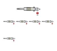 6 x Bougie de préchauffage NGK pour CITROËN, FIAT, FORD, MAZDA, OPEL, PEUGEOT