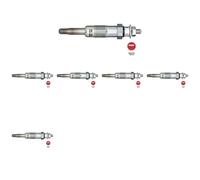 6 x Bougie de préchauffage NGK pour DAEWOO, MERCEDES-BENZ, PUCH, SSANGYONG 124