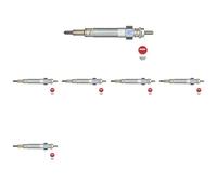 6 x Bougie de préchauffage NGK pour MITSUBISHI, NISSAN L200 (K7_T, K6_T, K5_T)