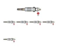 6 x Bougie de préchauffage NGK pour RENAULT, VOLVO 19 II, 440, 460