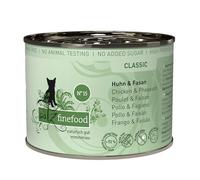 6 x Catz finefood No. 15 poulet & Faisan 200 g, Nourriture humide, doublure chat