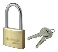 6 X CLÉS CHOC EN LAITON CHROME 2 MM 30X24 CADENAS À CALE LONGUE 21011 LOGO