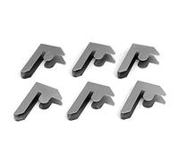 6 x connecteurs baie métal rayonnage Clips galvanisé acier stockage pour Rayonnage Galwix Gris Pièces Détachées Garage Rayonnage