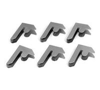 6 x connecteurs baie métal rayonnage Clips galvanisé acier stockage rayonnage Argent G