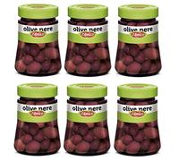6 x D'Amico Olive Nere en Salamoia Olives noires en saumure 300 g
