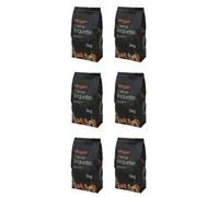 6 x de bar Be Quick 3 kg de briquettes de charbon de bois à charbon de haute qualité avec un long temps de combustion pour une expérience heißeres Barbecue.
