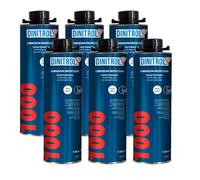 6 X Dinitrol 1000 Transparent de haute solides cavité Cire 1 litre Peut