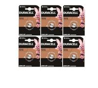 6 x Duracell 1616 Lithium (6 ampoules de 1 batterie) 6 piles (CR1616)
