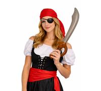 Henbrandt Épée de pirate gonflable, 60 cm, accessoire de déguisement à souffler – Lot de 6