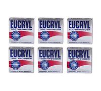 6 x Eucryl poudre dentifrice fumeurs originale 50g