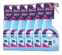 6 X Febreze & Lenor Améthyste Rêve de Pétales Textilerfrischer-Spray,6 X 500ml