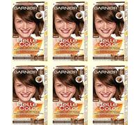 6 X Garnier Belle Color 21 - Brun Clair Doré Teinture pour cheveux