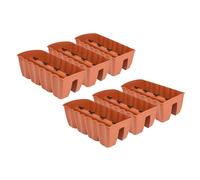 6 x jardinière 60 cm pot suspendu pot de fleurs pot de balcon pot de balustra...