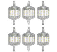 6 X LightMe LED Ampoules Stab Forme 78Mm 5W R7S Chaud 3000K 240° Lampe