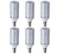 6 X LightMe LED T40 Tubes 8W = 60W E14 Transparent 810lm Blanc Neutre 4000K